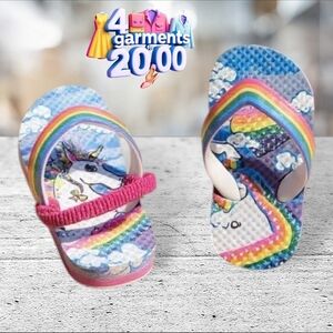 Flip flops thong style with elastic back size 5/6